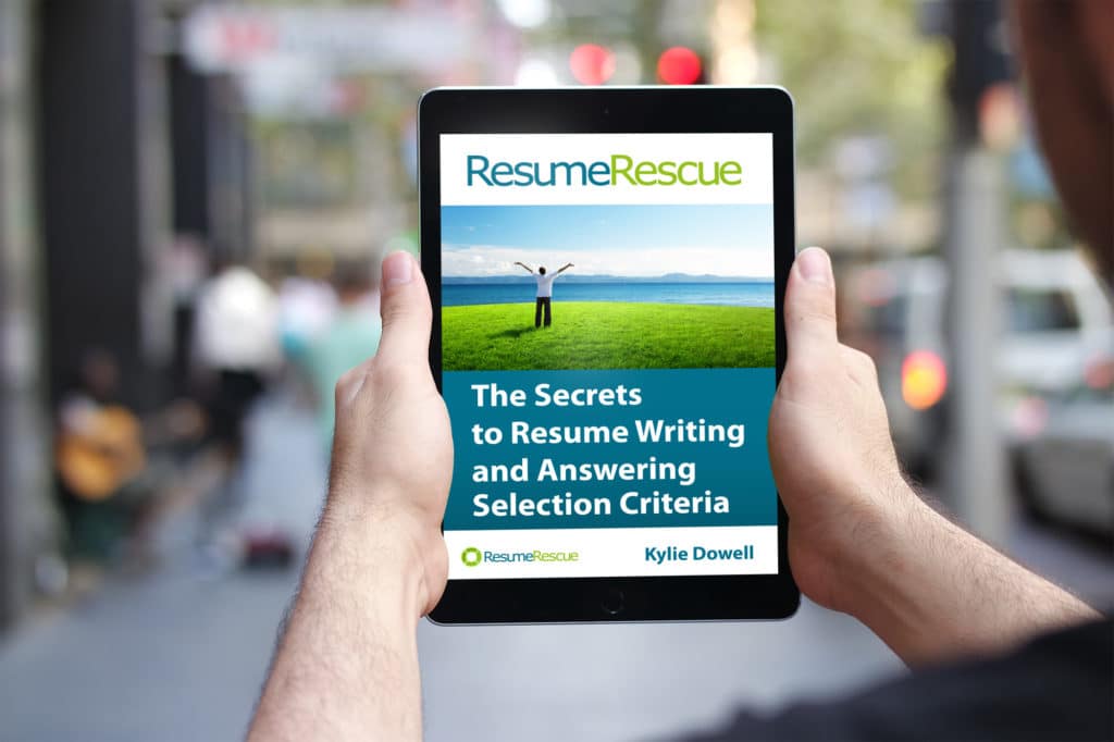 Kylie Dowell - Resume Rescue - The ebook with all the answers.